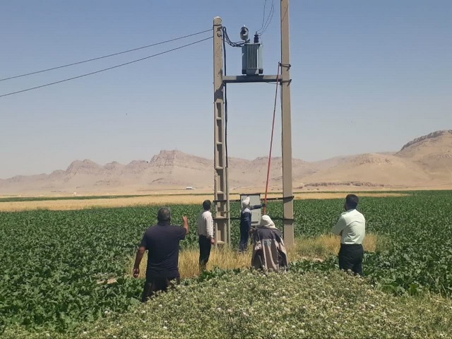 قطع برق ۶ حلقه چاه کشاورزی متخلف در شهرستان رومشکان
